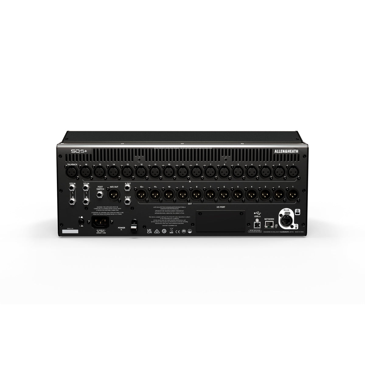 Allen & Heath SQ5+ 48 channel digital mixer with RackUltra FX, view 4