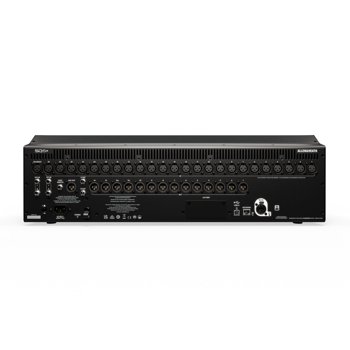 Allen & Heath SQ6+ 48 channel digital mixer with RackUltra FX, view 4