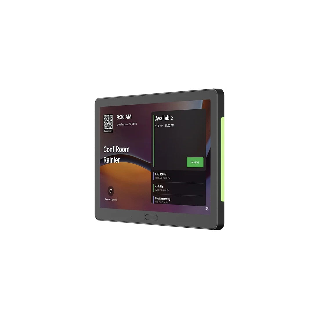 Q-SYS QSP-11: Microsoft Teams Scheduling Panel With Wall Mount, view 4