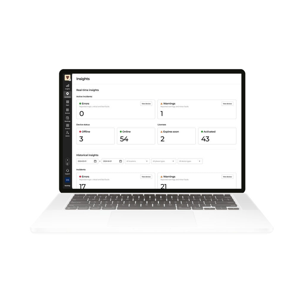 Biamp Workplace Monitoring and Management Plus Red Tier 1 Year Red Tier, view 2