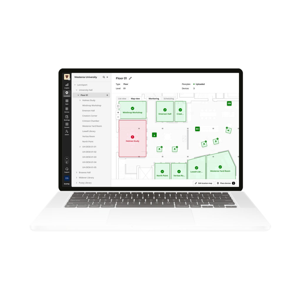 Biamp Workplace Monitoring and Management Plus Red Tier 1 Year Red Tier, view 5