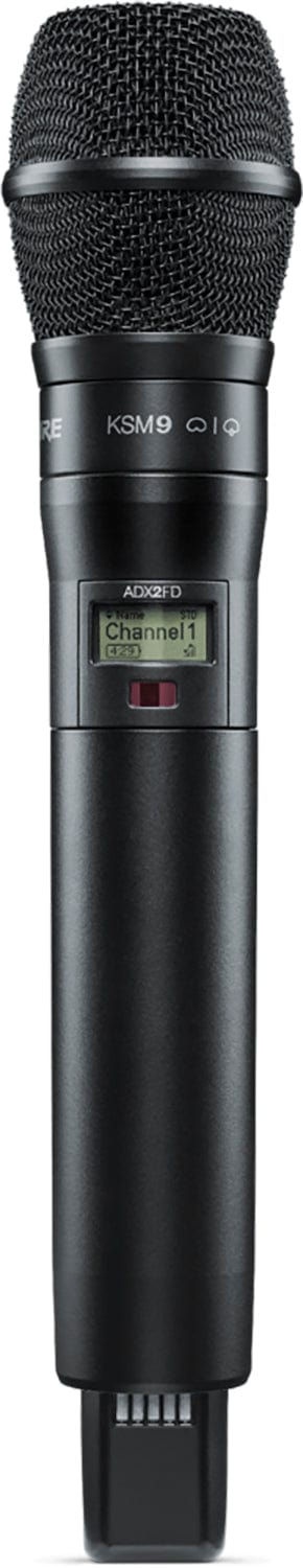 Shure ADX2FD/K9N-G57 Axient Digital Frequency Diversity handheld transmitter with KSM9 capsule, nickel
