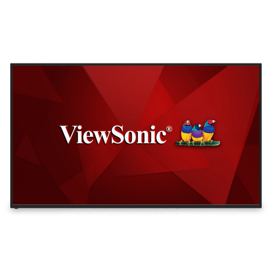 ViewSonic CDE6512 65 inch commercial signage display front view