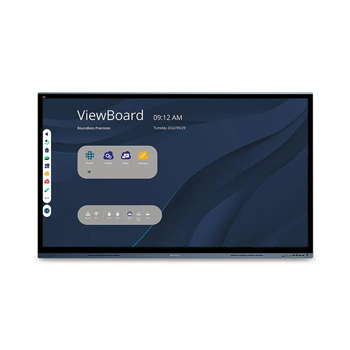 ViewSonic IFP6562 65 inch 4K PCAP interactive display front view