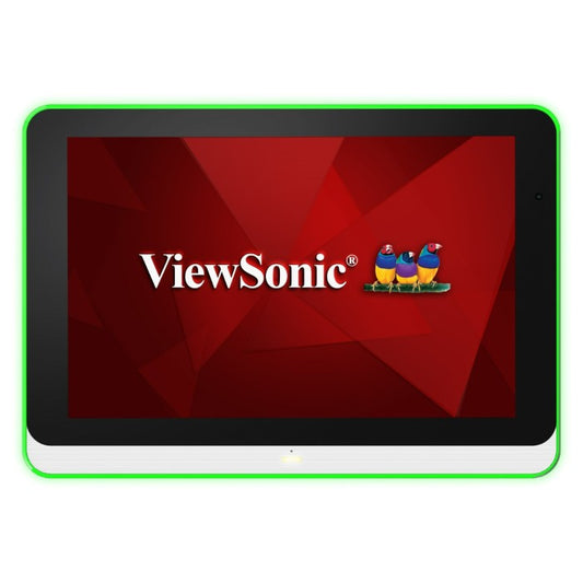 ViewSonic EP1052T-A 10.1 inch meeting room scheduling panel front view