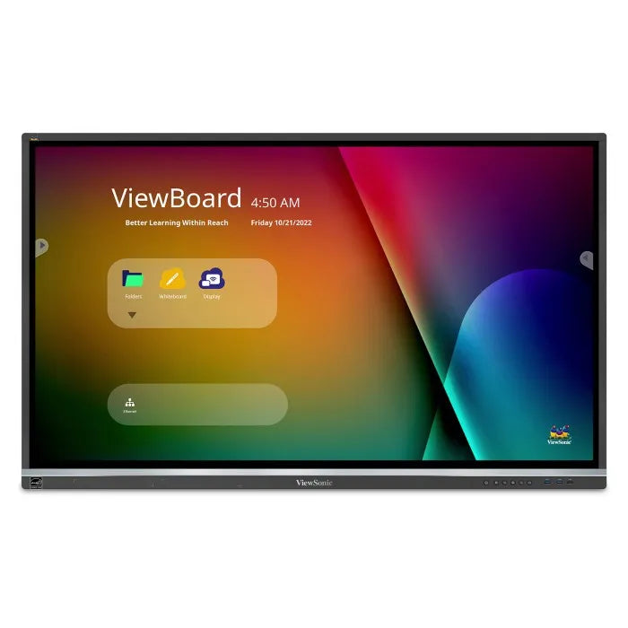 ViewSonic IFP5550 Gen 5 55 inch 4K interactive display front view