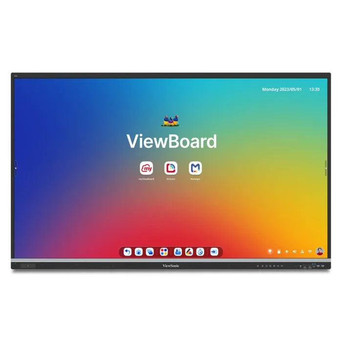 ViewSonic IFP6551 65 inch 4K EDLA certified interactive display front view