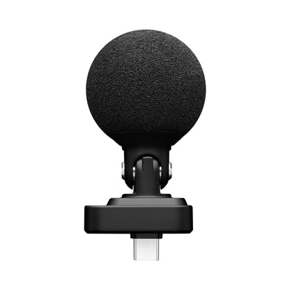 Shure MV88 USB-C with foam windscreen fitted