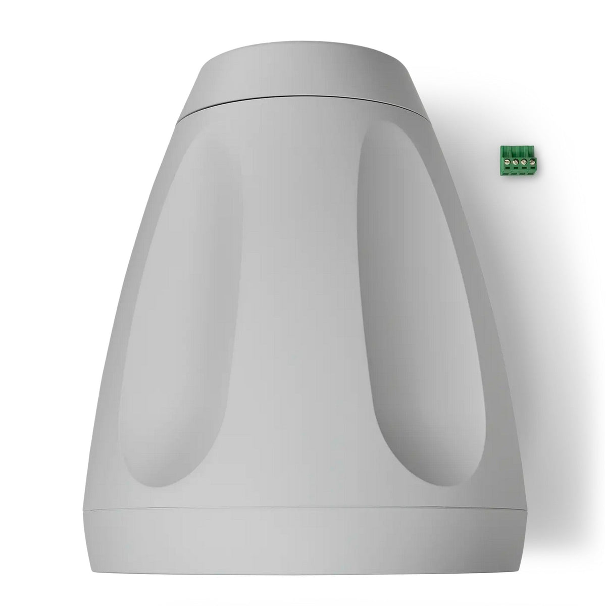 Shure MXP-6 pendant loudspeaker with 4-pin block connector