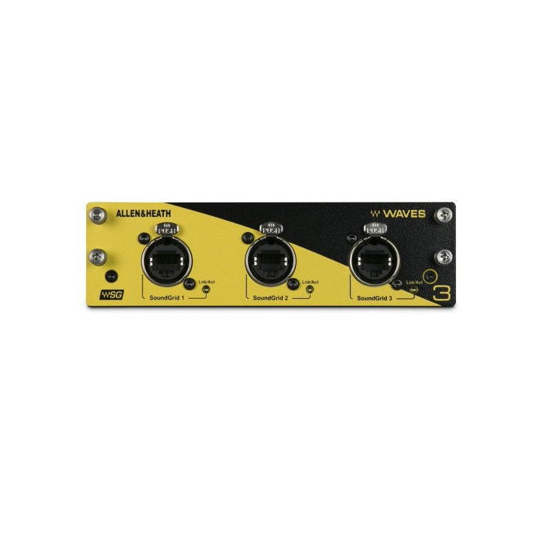 Allen & Heath WAVES V3 audio networking card, view 2