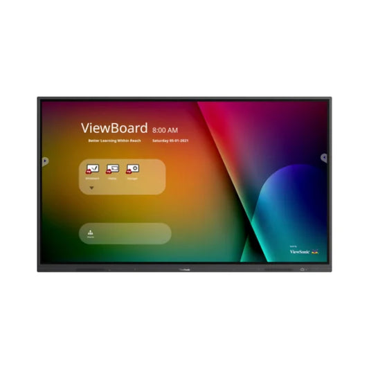 Viewsonic IFP6532 65" 4K Interactive Display with 20-Point Touch and Built-In Whiteboard