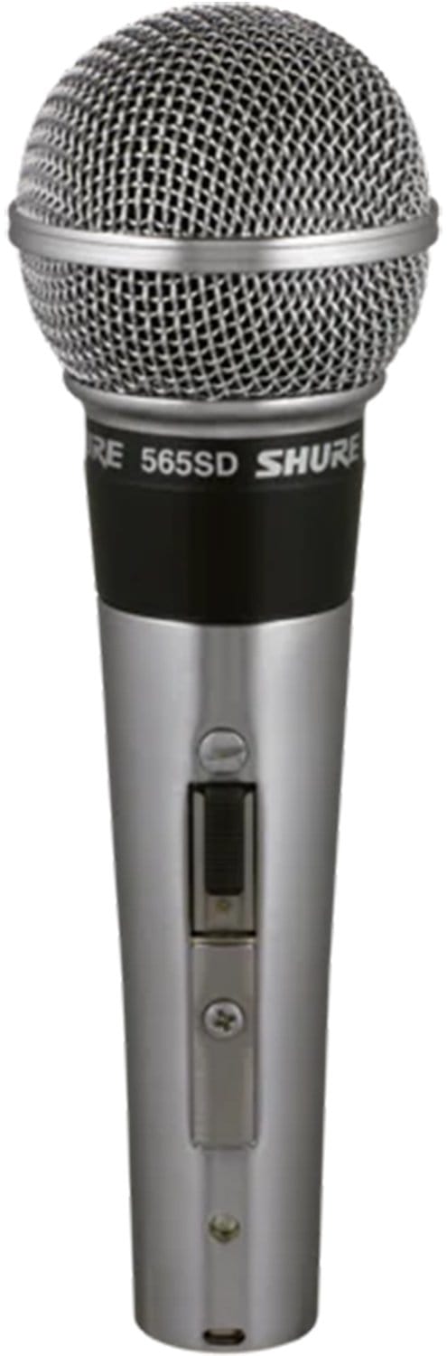 Shure 565SD Unisphere dual impedance cardioid dynamic vocal microphone, main product view