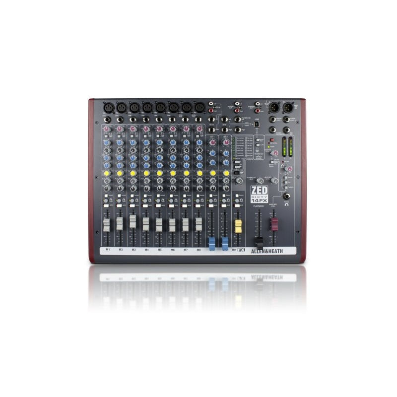 Allen & Heath ZED60-14FX multipurpose USB mixer with FX, view 2