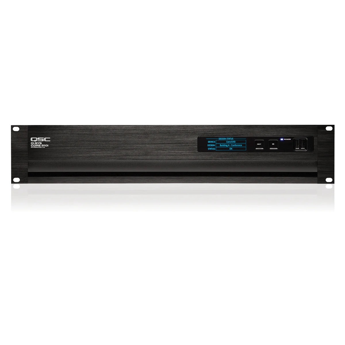 Q-SYS CORE 510i Kit: Integrated AV Control Processor 2RU, view 2