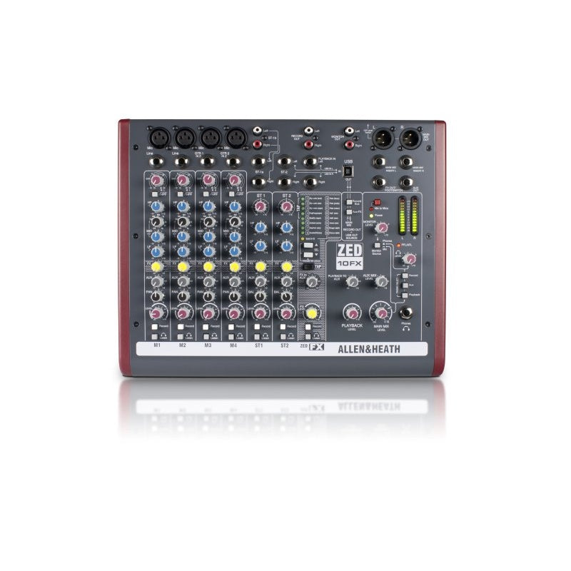 Allen & Heath ZED-10FX multipurpose mixer with FX, view 2