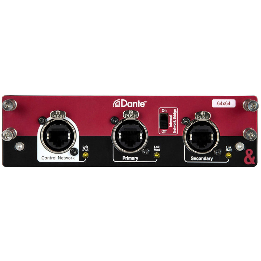 Allen & Heath M-DL-DANTE64-A 64x64 Dante card, view 2