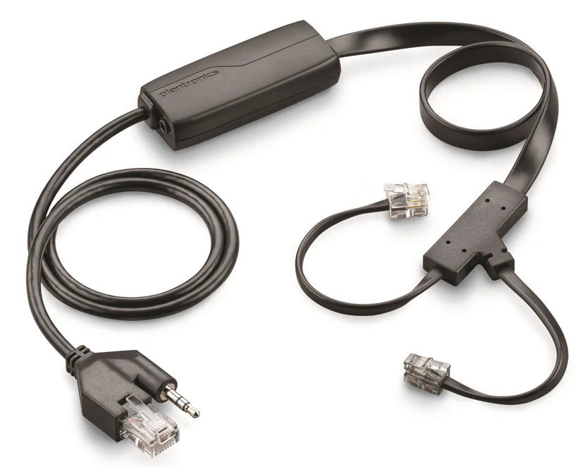 Poly APC-43 adapter connection ports close up