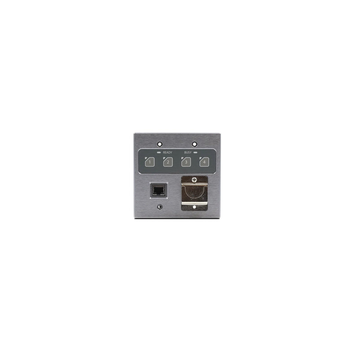 Q-SYS Zip4-PTT Mic-Std: Dante Paging Interface With PTT Mic Input, view 2