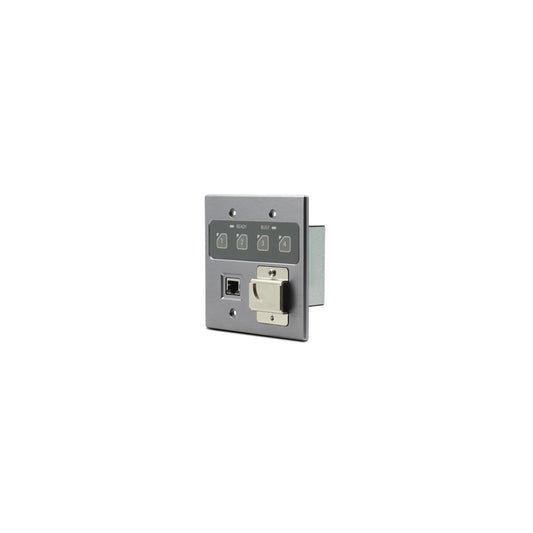 Q-SYS Zip4-PTT Mic-Std: Dante Paging Interface With PTT Mic Input