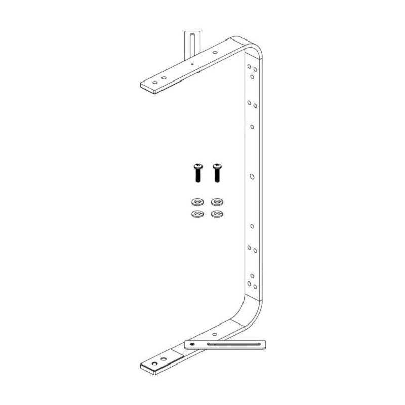 Electro-Voice EVF-UB: Wall Mount Bracket, Black