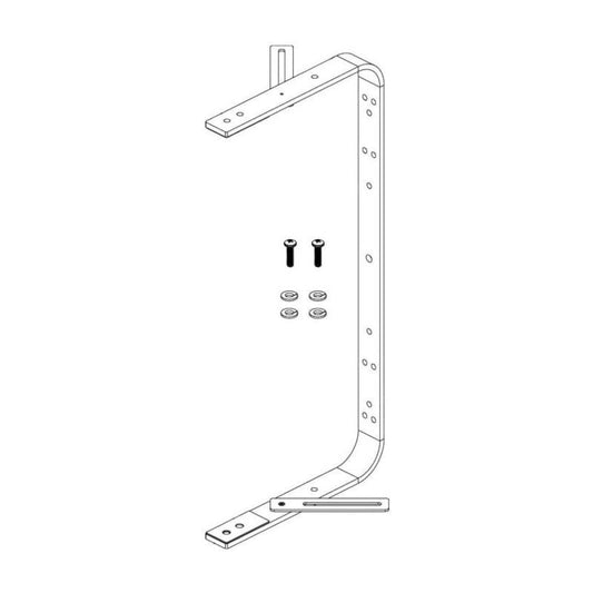 Electro-Voice EVF-UB: Wall Mount Bracket, Black