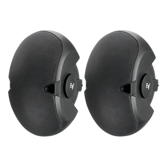 Electro-Voice EVID 4.2T: Dual 4-Inch Surface Mount Speakers (Pair), Black