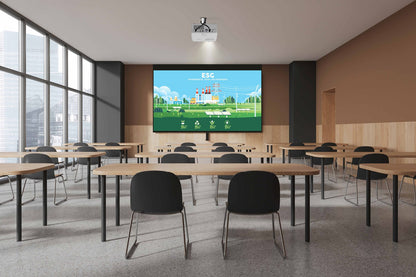 Optoma ZH401e: 4,600 Lumen 1080p Laser Projector with Standard Throw Lens, view 3