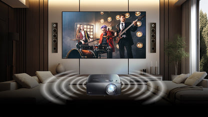 Optoma UHZ58LV: 3,000 Lumen 4K UHD Laser Projector with Standard Throw Lens, view 5