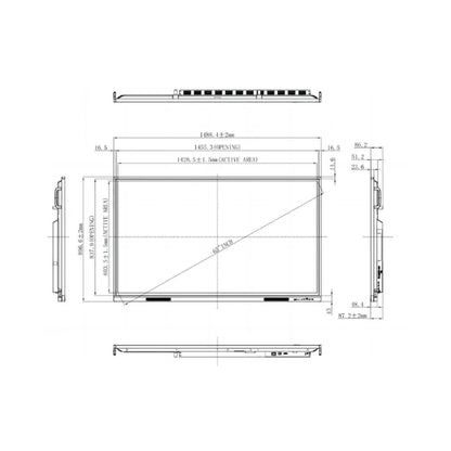 OneScreen TL7-65 TL7 65 inch 4K Interactive Flat Panel for Education & Corporate additional product photo 12