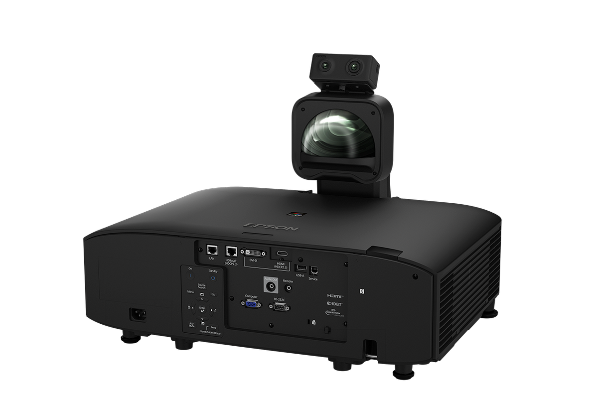 Epson EB-PU1008B: 8,500 Lumens WUXGA 3LCD Laser Projector, Interchangeable Lens, view 3