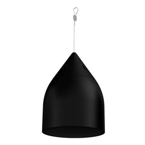 Biamp DP8 Black 8 Inch Two Way High Output Pendant Loudspeaker, Black