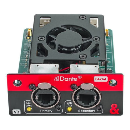 Allen & Heath SQ Dante 64x64 expansion card, view 2