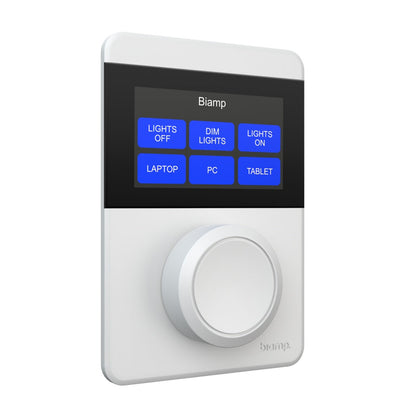 Biamp Apprimo TEC-X 1000 White LCD Control Pad, view 2