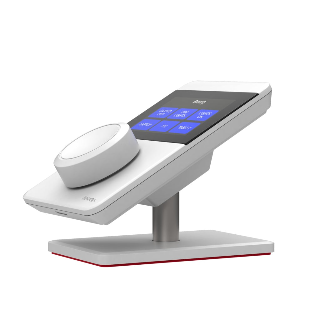 Biamp Apprimo TEC-X 1000 White LCD Control Pad, view 3
