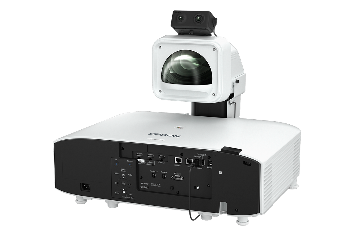 Epson EB-PQ2008W: 8,000 Lumens 4K 3840 x 2160, 8.3m pixels, 16:9 3LCD Laser Projector, Interchangeable Lens, view 5