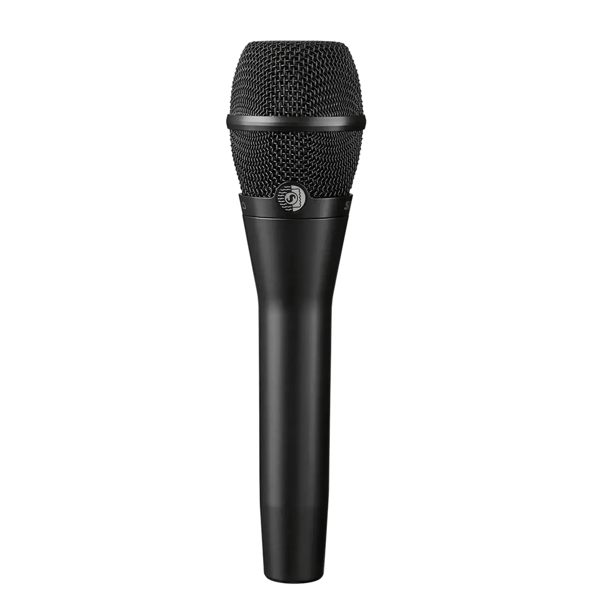 Shure KSM11 black wired condenser vocal microphone front view