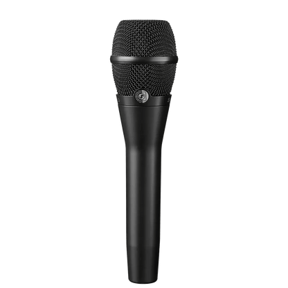 Shure KSM11 black wired condenser vocal microphone front view