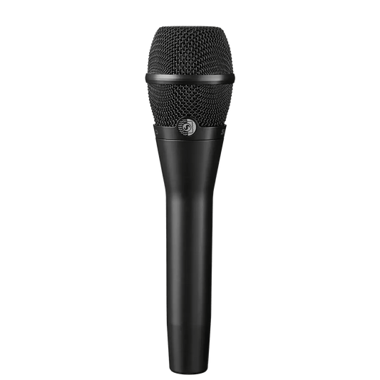 Shure KSM11 black wired condenser vocal microphone front view