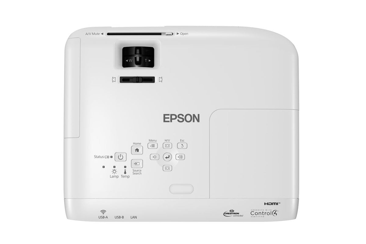 Epson EB-W49: 3,800 Lumens WXGA 3LCD Lamp Projector for Meeting Rooms and Classrooms, view 6