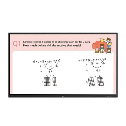 LG 65TR3DJ 65" Class TR3DJ Series 4K UHD IPS Interactive Digital Board (65TR3DJ-B)