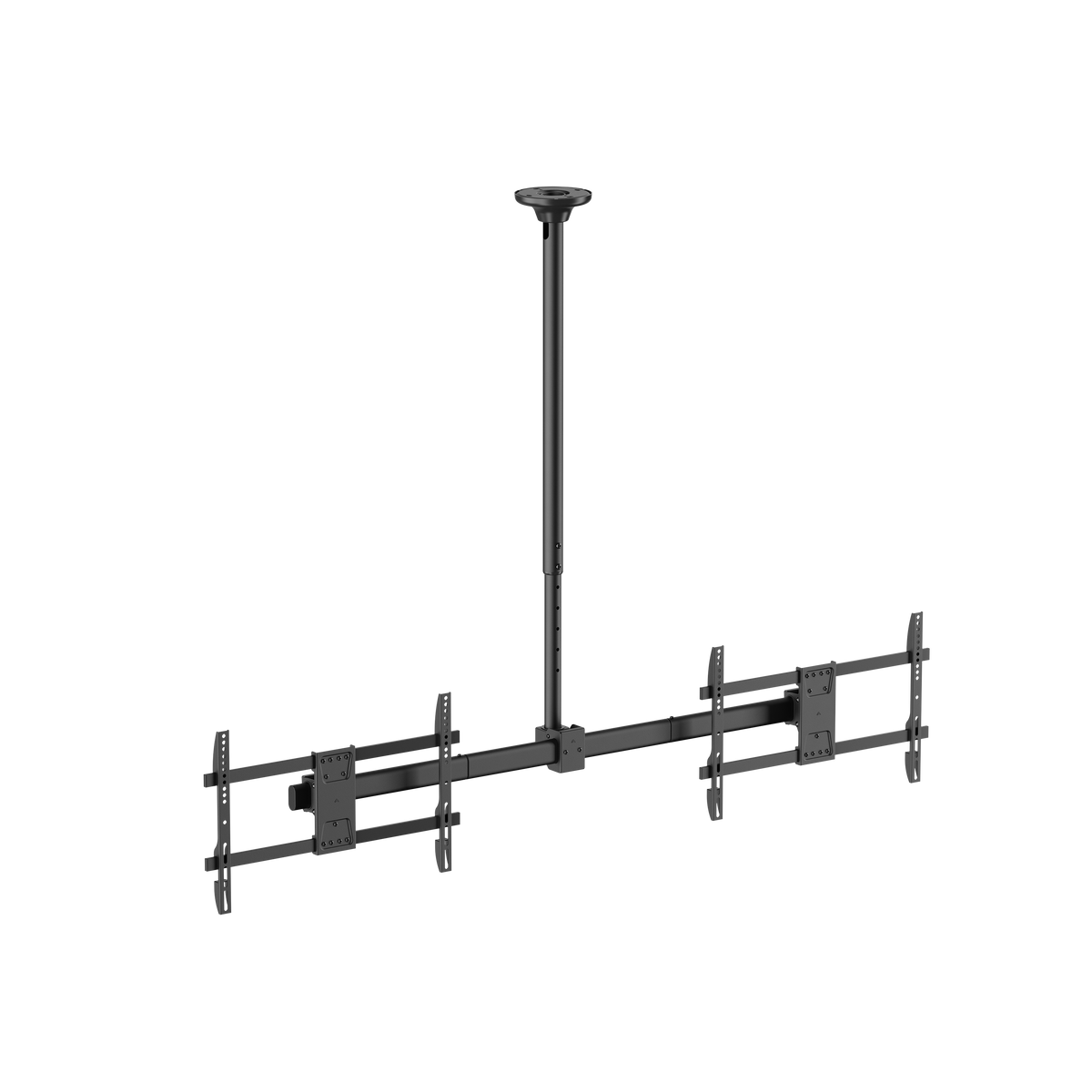 VSYS VCM-CE1546SL dual side by side telescoping TV ceiling mount
