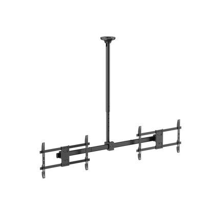 VSYS VCM-CE1546SL dual side by side telescoping TV ceiling mount