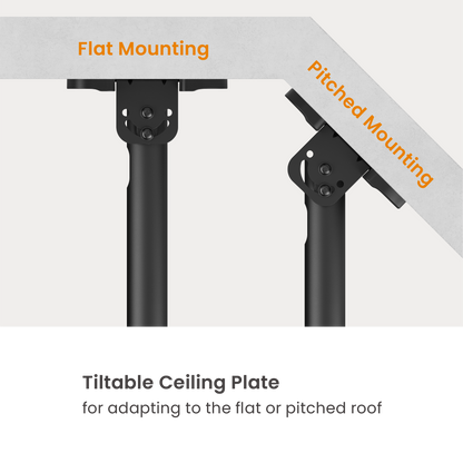 VSYS VCM-CE1546L ceiling mount installation diagram
