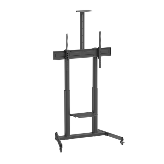 VSYS VTLX17-610TW heavy duty telescopic TV cart front view