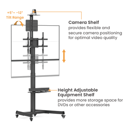 VSYS VTLS17H-46TW cart pegboard storage detail