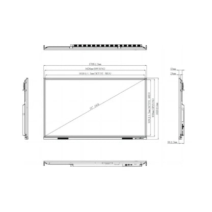 OneScreen TL7-75 TL7 75 inch 4K Interactive Flat Panel for Education & Corporate additional product photo 10