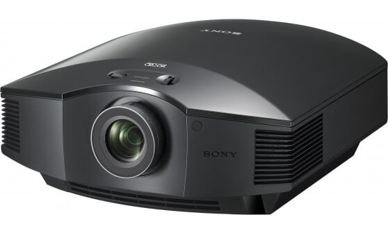 Sony VPL-HW40ES Full HD SXRD home cinema projector front angle