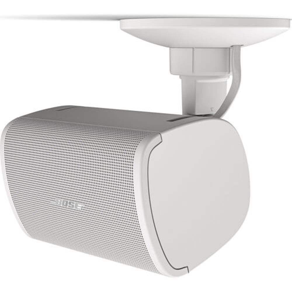 Bose CMB Ceiling Mount Bracket S2 white, mounted on a ceiling surface