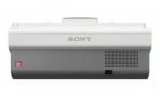 Sony VPL-SW630 projector wall shelf mounted installation