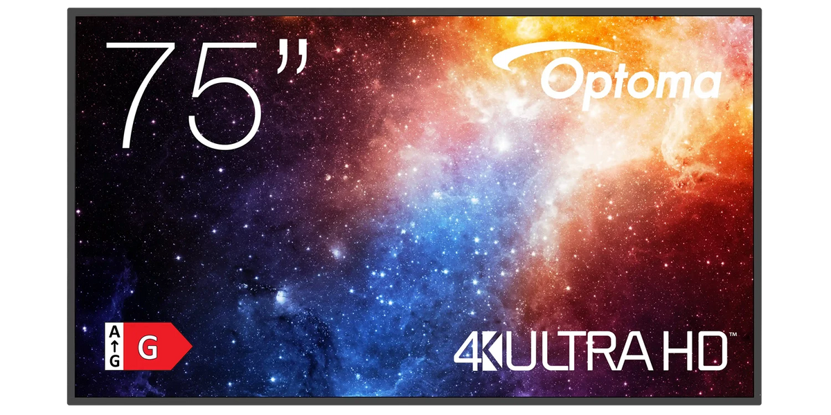 Optoma N3751K: 75 Inch 4K UHD Professional Display with Android 11